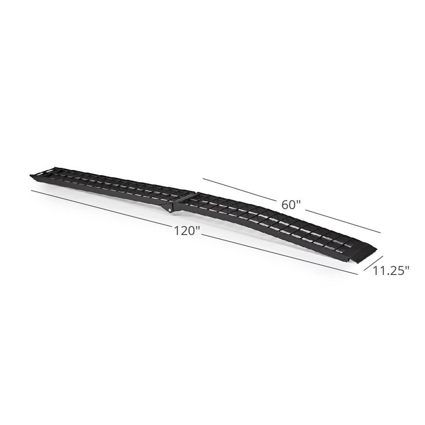 Titan Ramps 2 Pack 10’ Folding ATV Loading Ramps, Arched Aluminum Design, Black - Find Fresh Goods