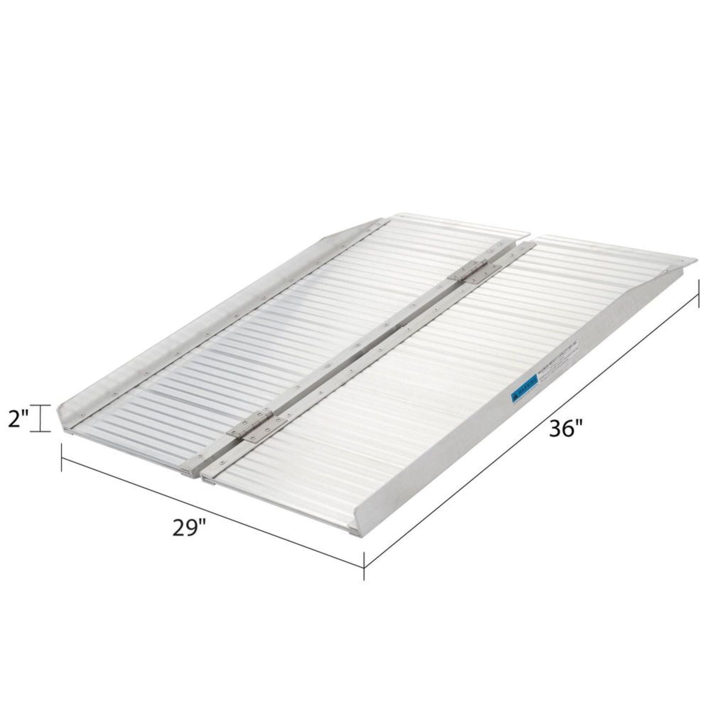 Silver Spring Mobility and Utility Ramp, 3 Foot Single Fold with 600 lb Capacity - Find Fresh Goods