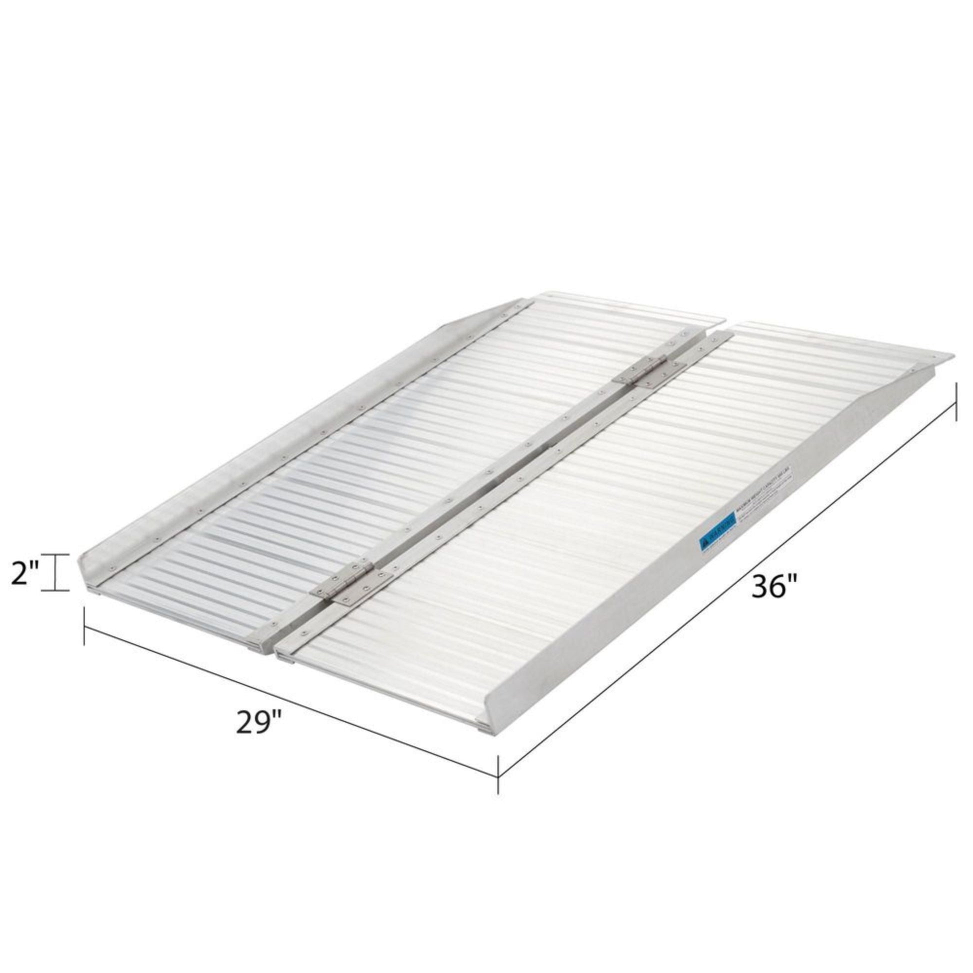 Silver Spring Mobility and Utility Ramp, 3 Foot Single Fold with 600 lb Capacity - Find Fresh Goods