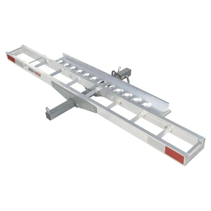 Black Widow Motorcycle Bike Carrier with Ramp for 2" Hitch, 400 Pound Capacity - Find Fresh Goods