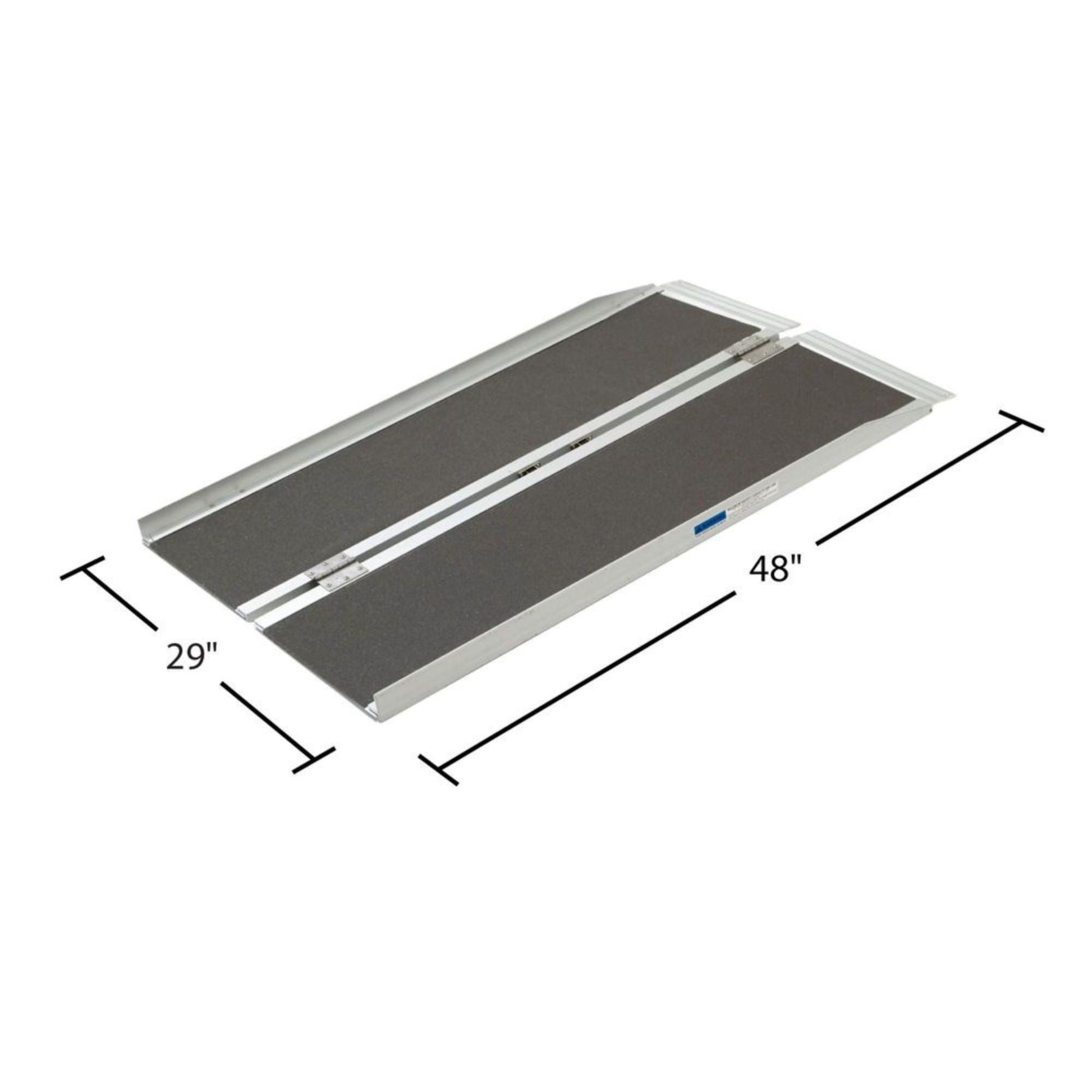 Silver Spring Mobility and Utility Ramp, 4 Foot Single Fold with Grit Surface - Find Fresh Goods