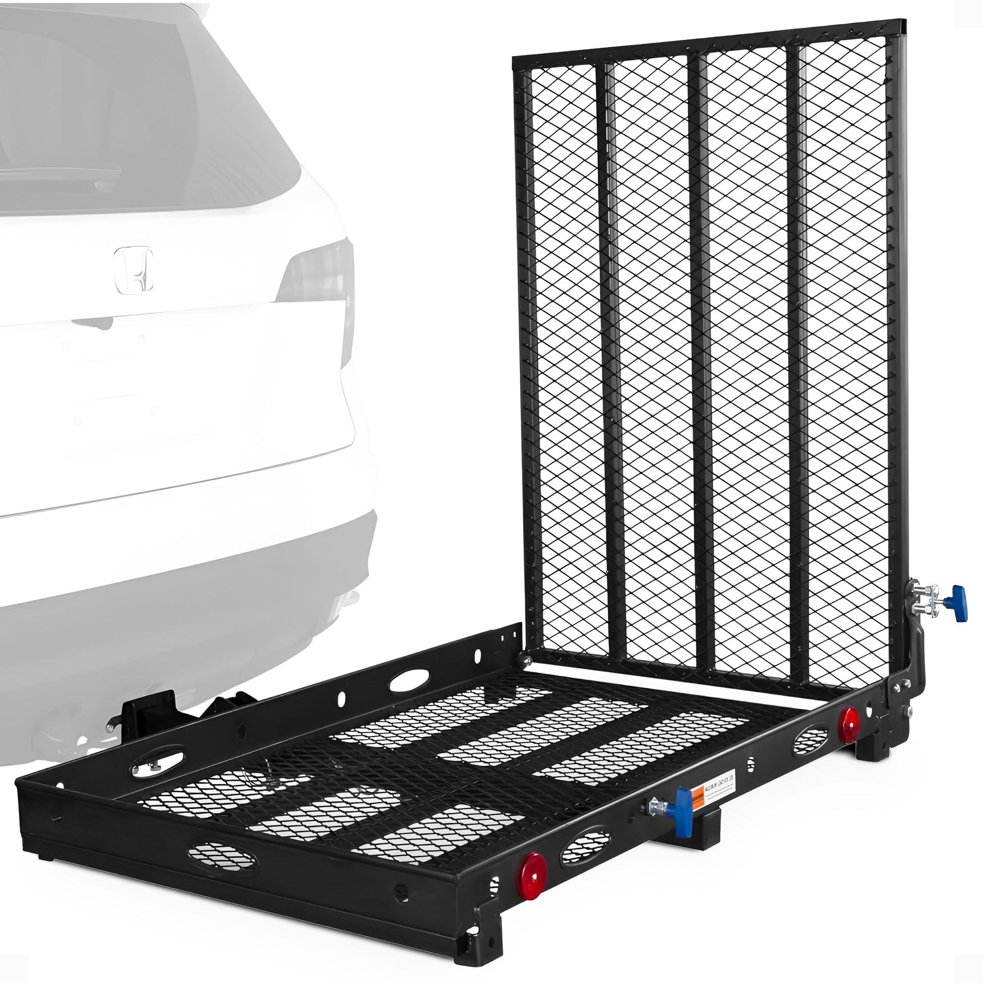 Silver Spring Folding Steel Scooter/Wheelchair Carrier with Ramp & Hitch Mount - Find Fresh Goods
