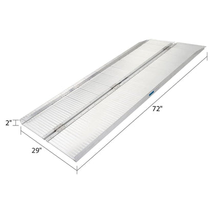 Silver Spring Mobility and Utility Ramp, 6 Foot Single Fold with 600 lb Capacity - Find Fresh Goods
