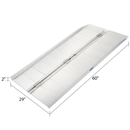 Silver Spring Mobility and Utility Ramp, 5 Foot Single Fold with 600 lb Capacity - Find Fresh Goods