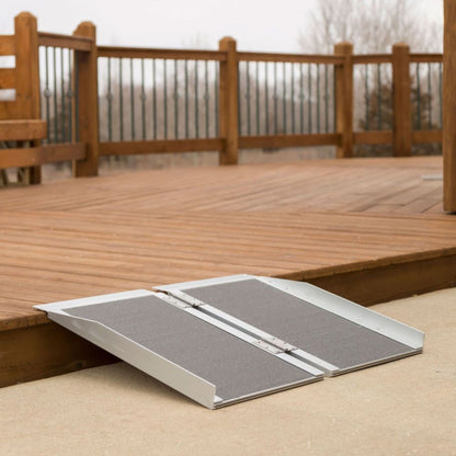 Silver Spring Mobility and Utility Ramp, 3 Foot Single Fold with Grit Surface - Find Fresh Goods