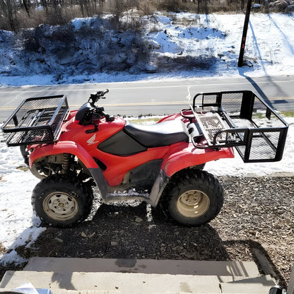 Titan Ramps Universal ATV/UTV Rear Drop Cargo Basket Rack with 150 lb. Capacity - Find Fresh Goods