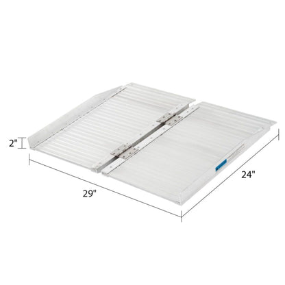 Silver Spring Mobility and Utility Ramp, 2 Foot Single Fold with 600 lb Capacity - Find Fresh Goods