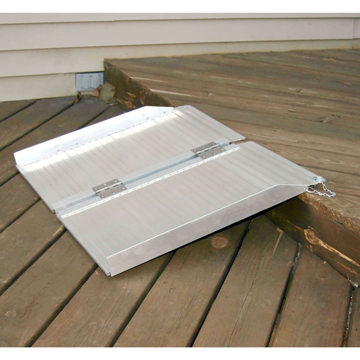 Silver Spring Mobility and Utility Ramp, 2 Foot Single Fold with 600 lb Capacity - Find Fresh Goods