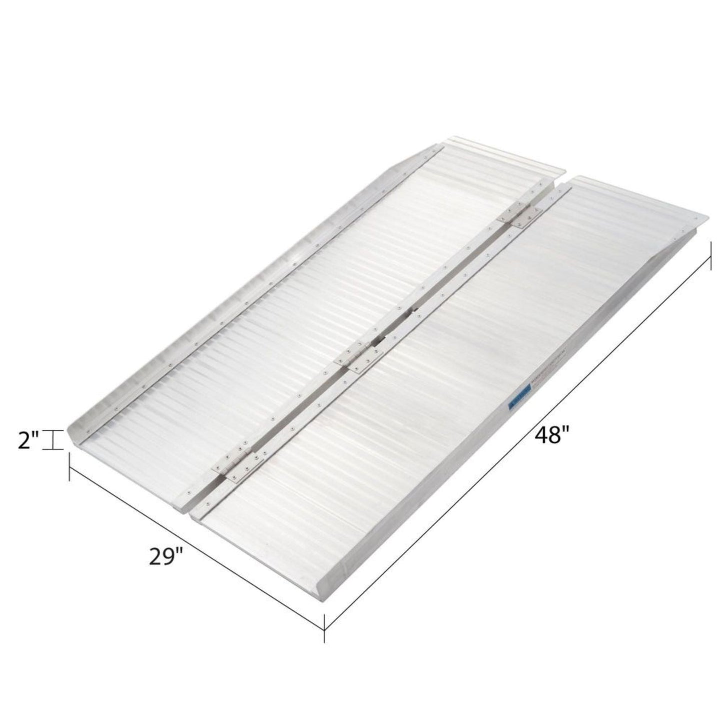 Silver Spring Mobility and Utility Ramp, 4 Foot Single Fold with 600 lb Capacity - Find Fresh Goods