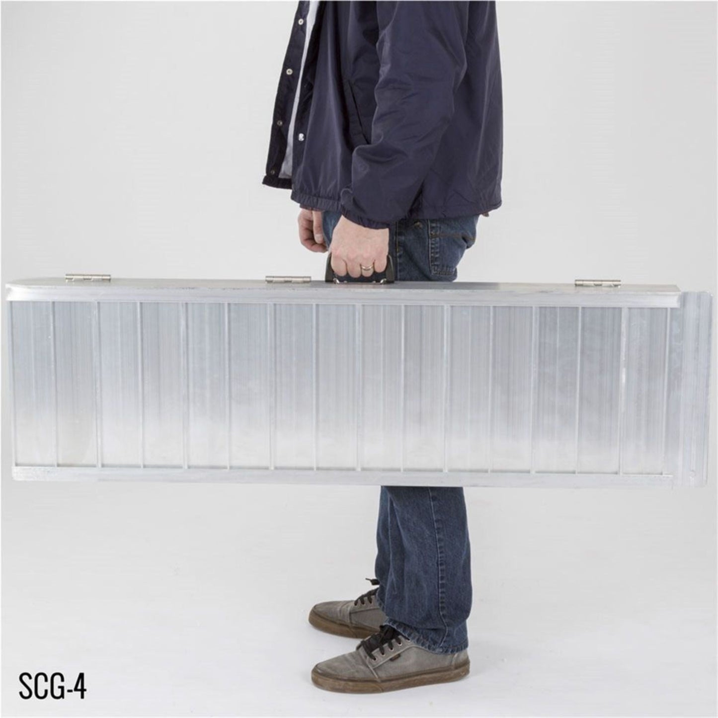 Silver Spring Mobility and Utility Ramp, 4 Foot Single Fold with 600 lb Capacity - Find Fresh Goods