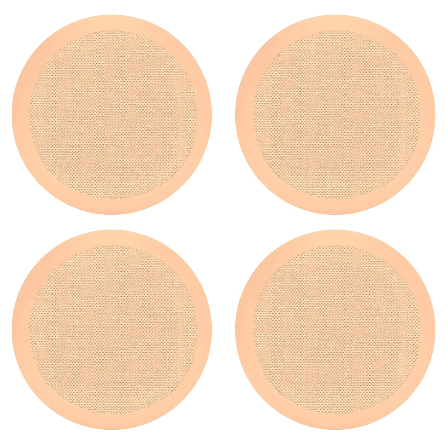 Pyle PDIC Series 250W 8" Round Flush Mount In Wall/In Ceiling Speakers, 2 Pair