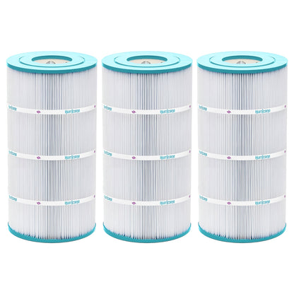 Hurricane Replacement Spa Filter Cartridge for Unicel C8411 and PWWCT75, 3 Pack