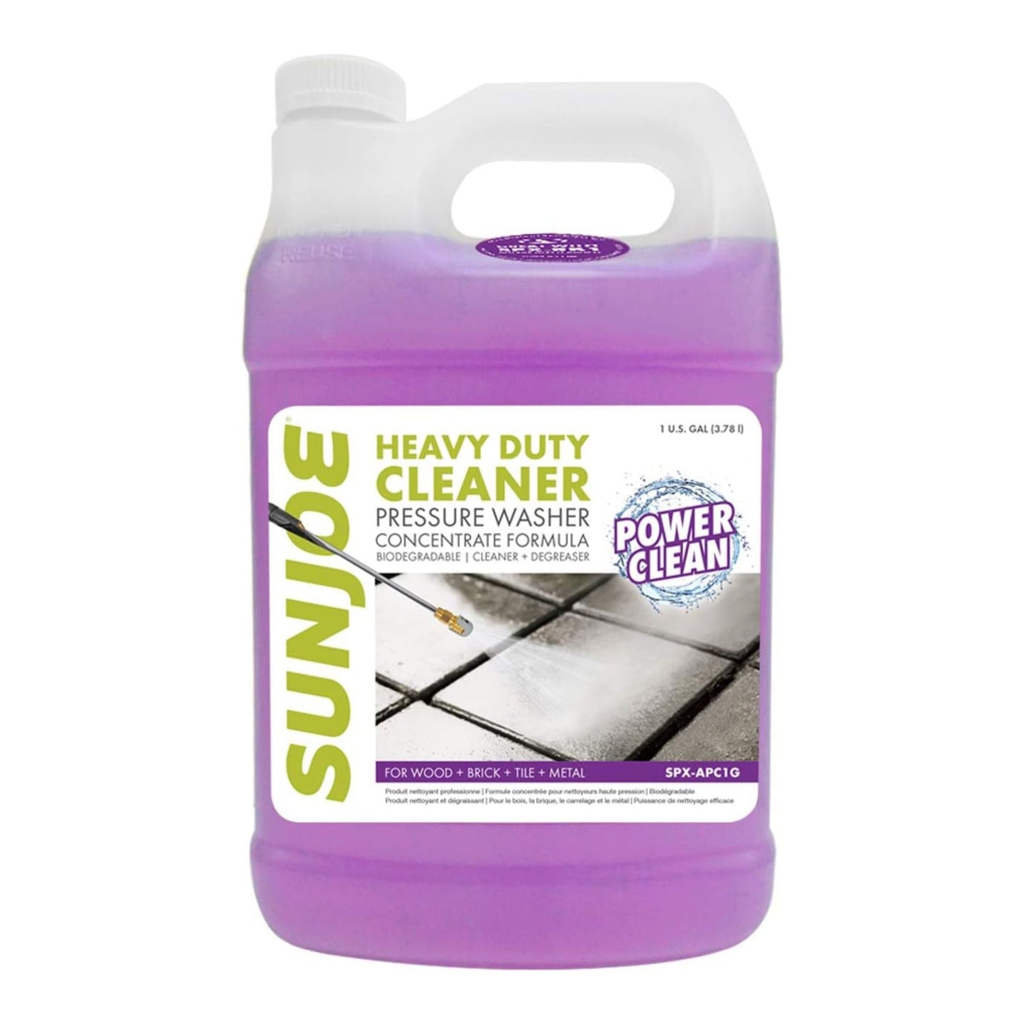 Sun Joe All-Purpose Pressure Washer Cleaner and Degreaser, 1 Gallon, SPX-APC1G