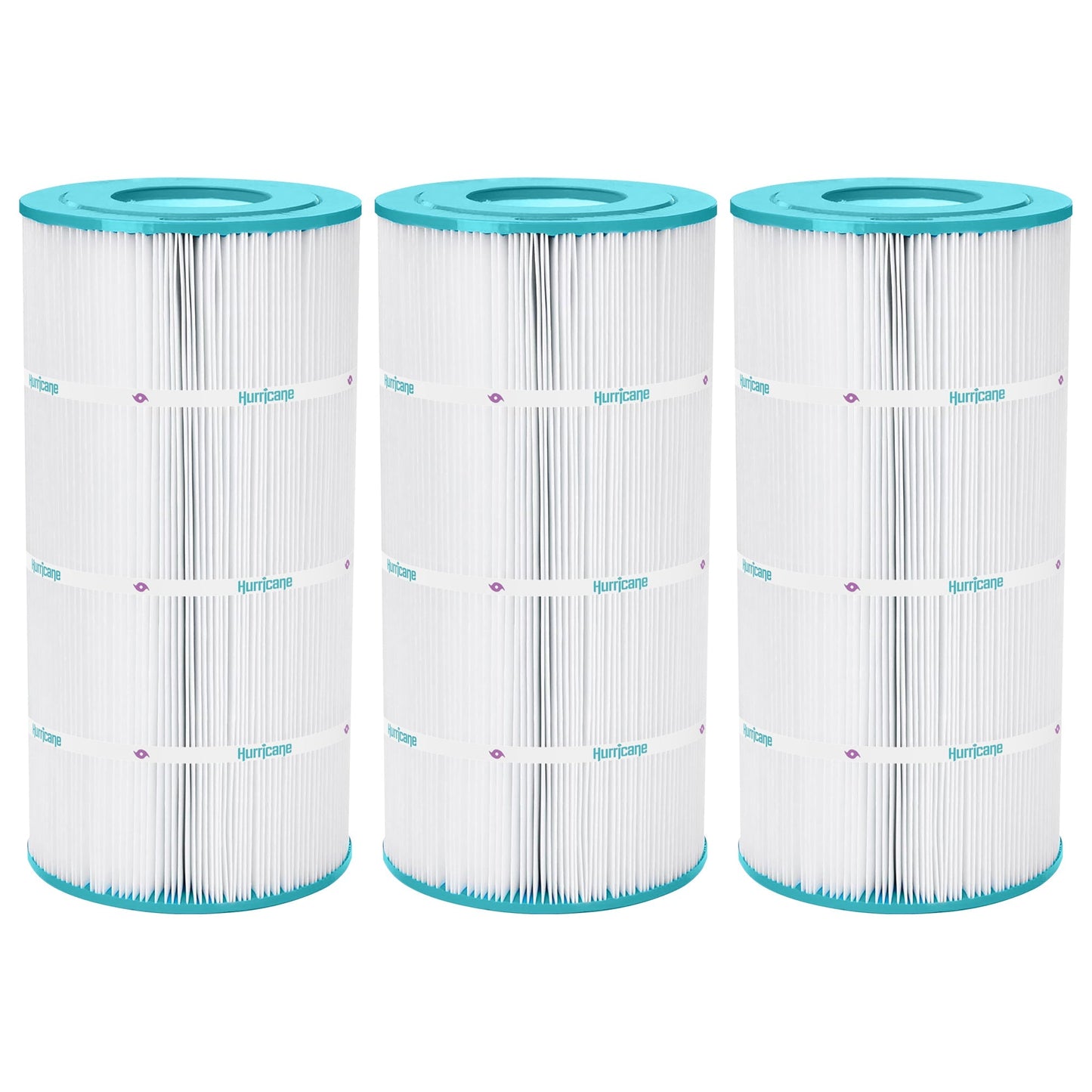Hurricane Replacement Spa Filter Cartridge for PRB25 and Unicel C-4326, 3 Pack