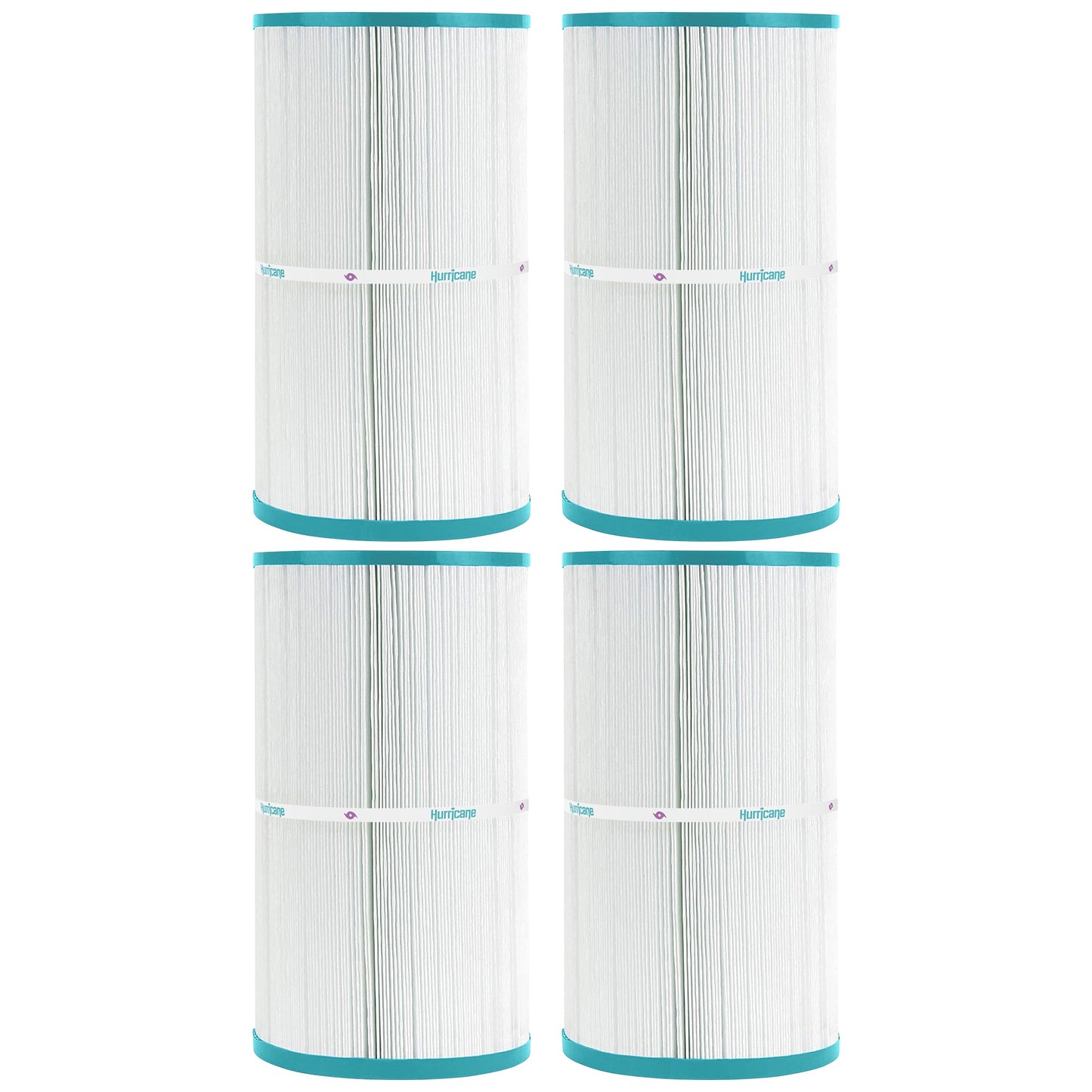 Hurricane Replacement Spa Filter Cartridge for PJW-50 & Unicel C-5300, 4 Pack