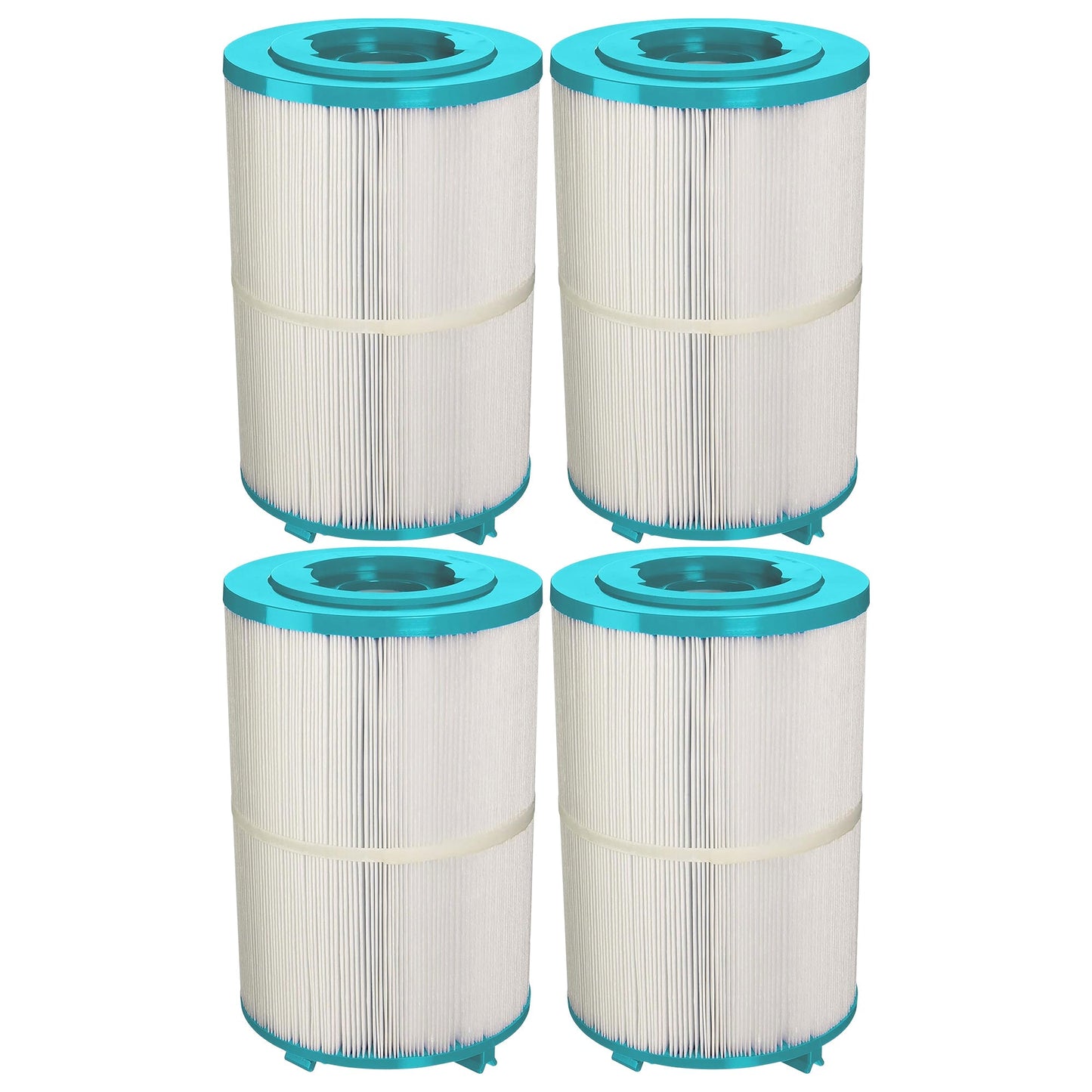 Hurricane Replacement Filter Cartridge for Unicel C-7367 and PDO75-2000, 4 Pack
