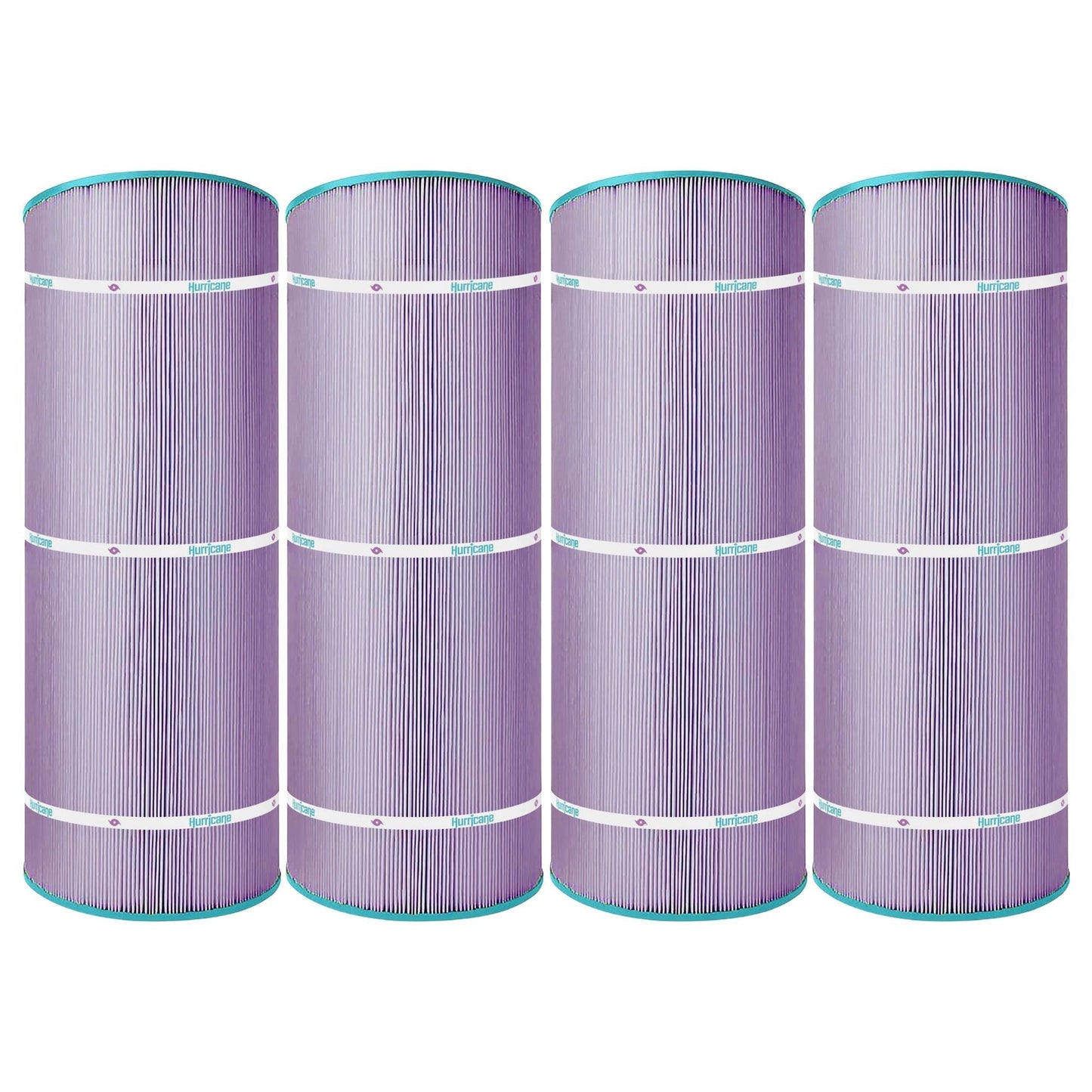 Hurricane Filters HF8414 Platinum Purple Spa Filter Cartridge Replacement, 4 Pck