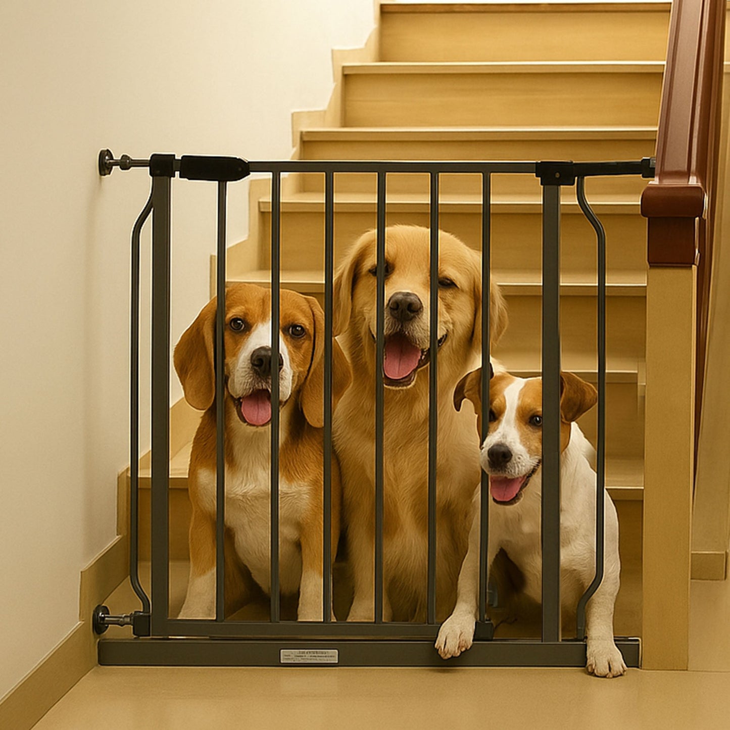 BalanceFrom Walk Thru Safety Gate, Baby & Pet, Doorways, Hallways, 30”, Graphite