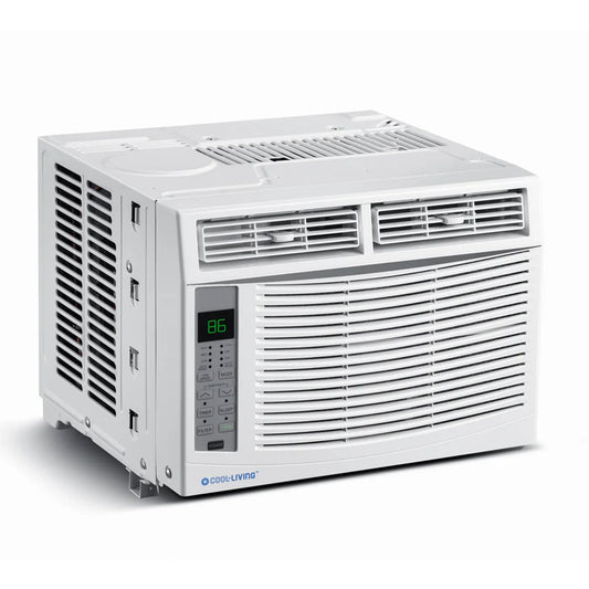Cool-Living 6,000 BTU Window Mount Room Air Conditioner with Installation Kit