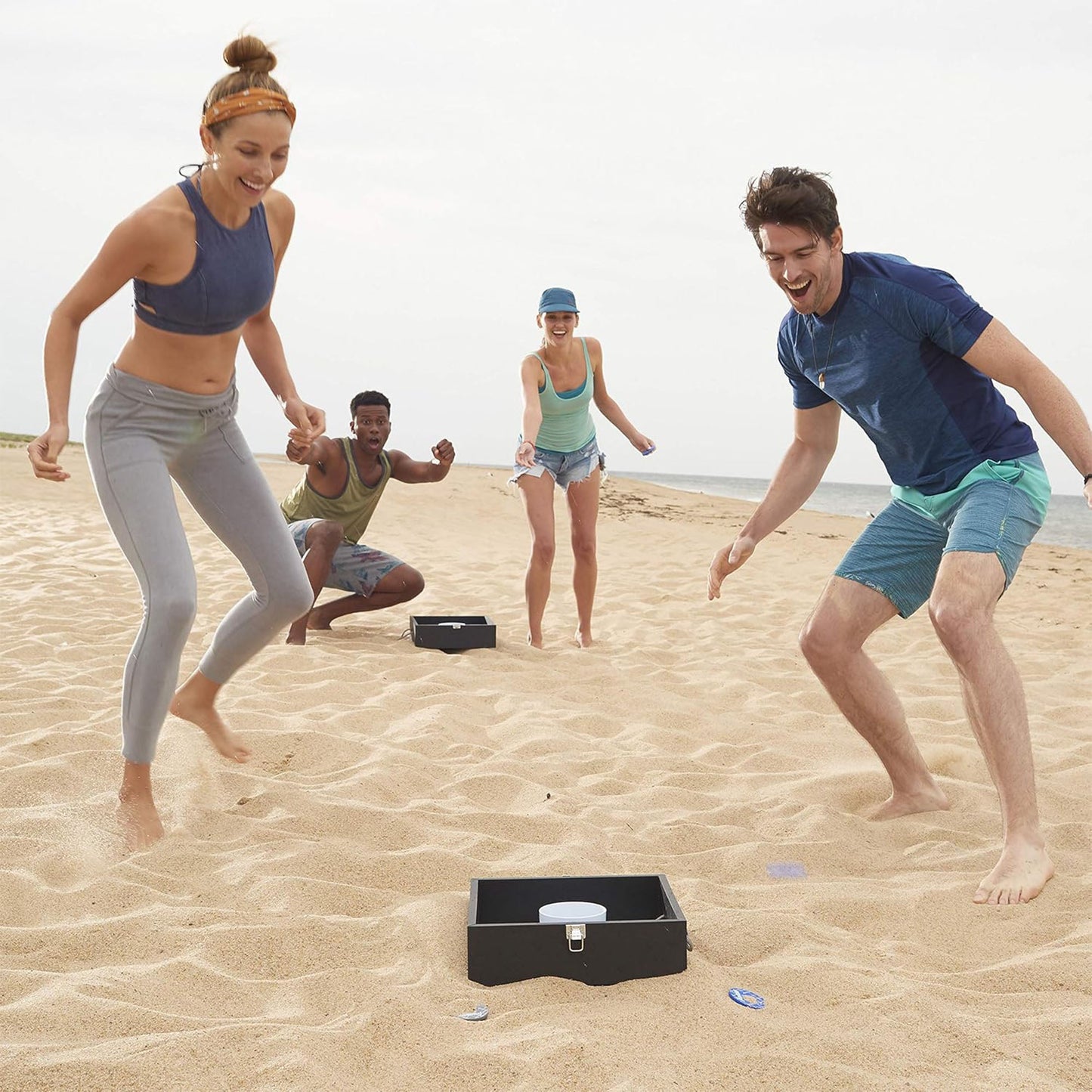 Franklin Sports Washer Toss, Portable Outdoor, Yard, Beach, or Tailgate Game Set