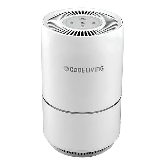 Cool-Living True HEPA 4 Step Air Purifier with Built-In Ionizer and Light Sensor