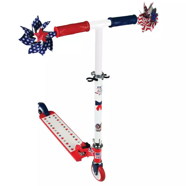 Pulse Performance Lightweight Folding Kid Scooter Decorate Your Own, Multicolor