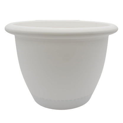 The HC Companies Sevilla Self-Watering Pot with Internal Disk, 16 Inch, White