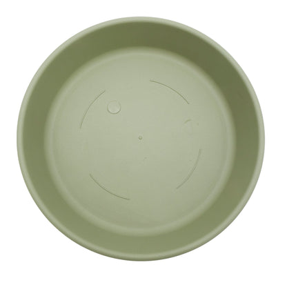 The HC Companies Classic 12" Plastic Round Plant Pot Saucer Drip Tray, Seafoam