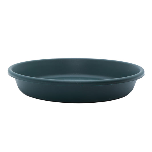 The HC Companies Classic 12 Inch Round Plant Pot Saucer Drip Tray, Evergreen