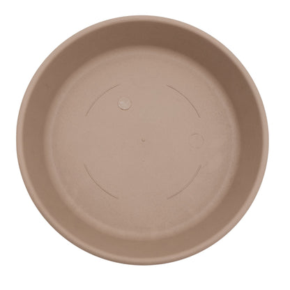 The HC Companies Classic 14 Inch Round Plant Pot Saucer Drip Tray, Sandstone
