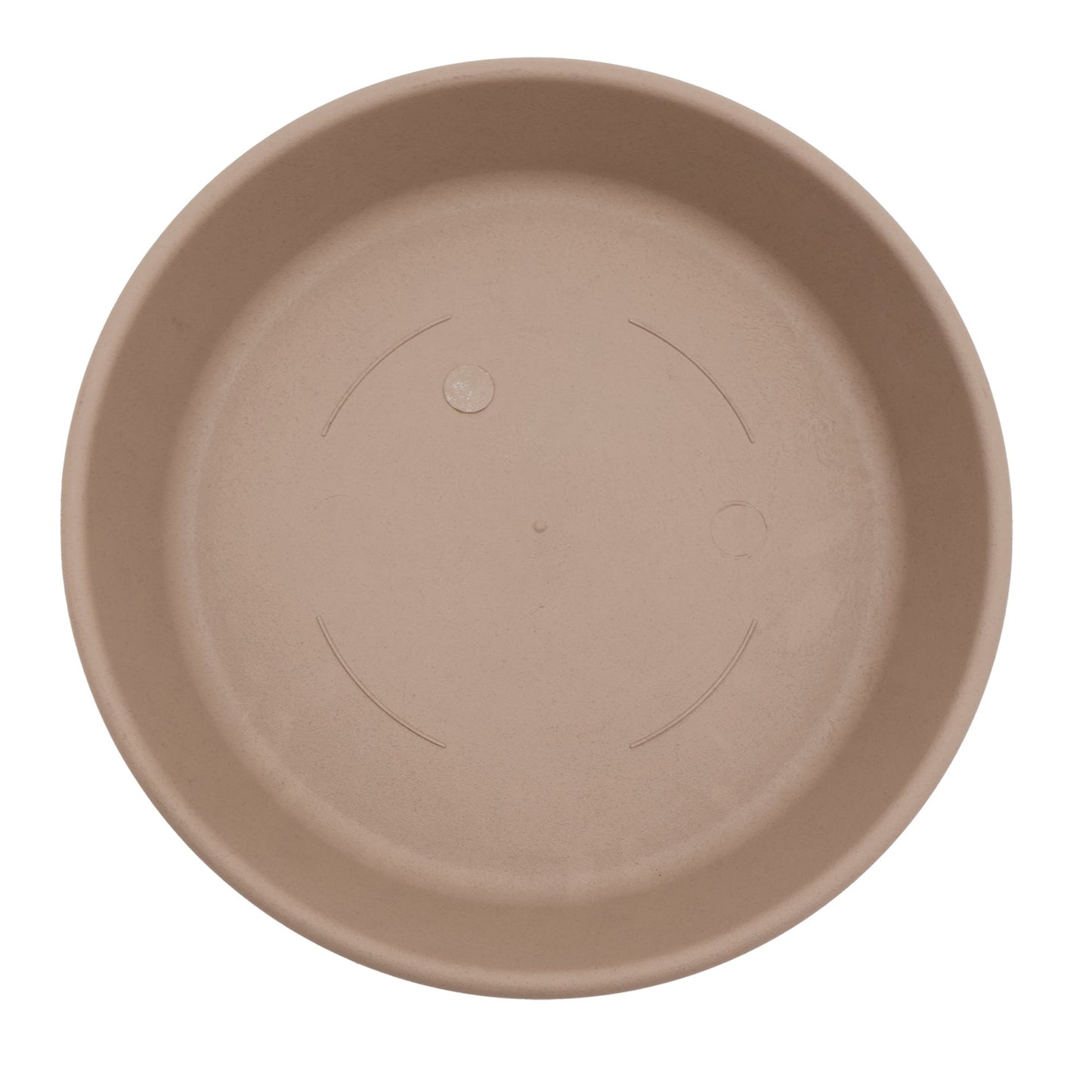 The HC Companies Classic 14 Inch Round Plant Pot Saucer Drip Tray, Sandstone