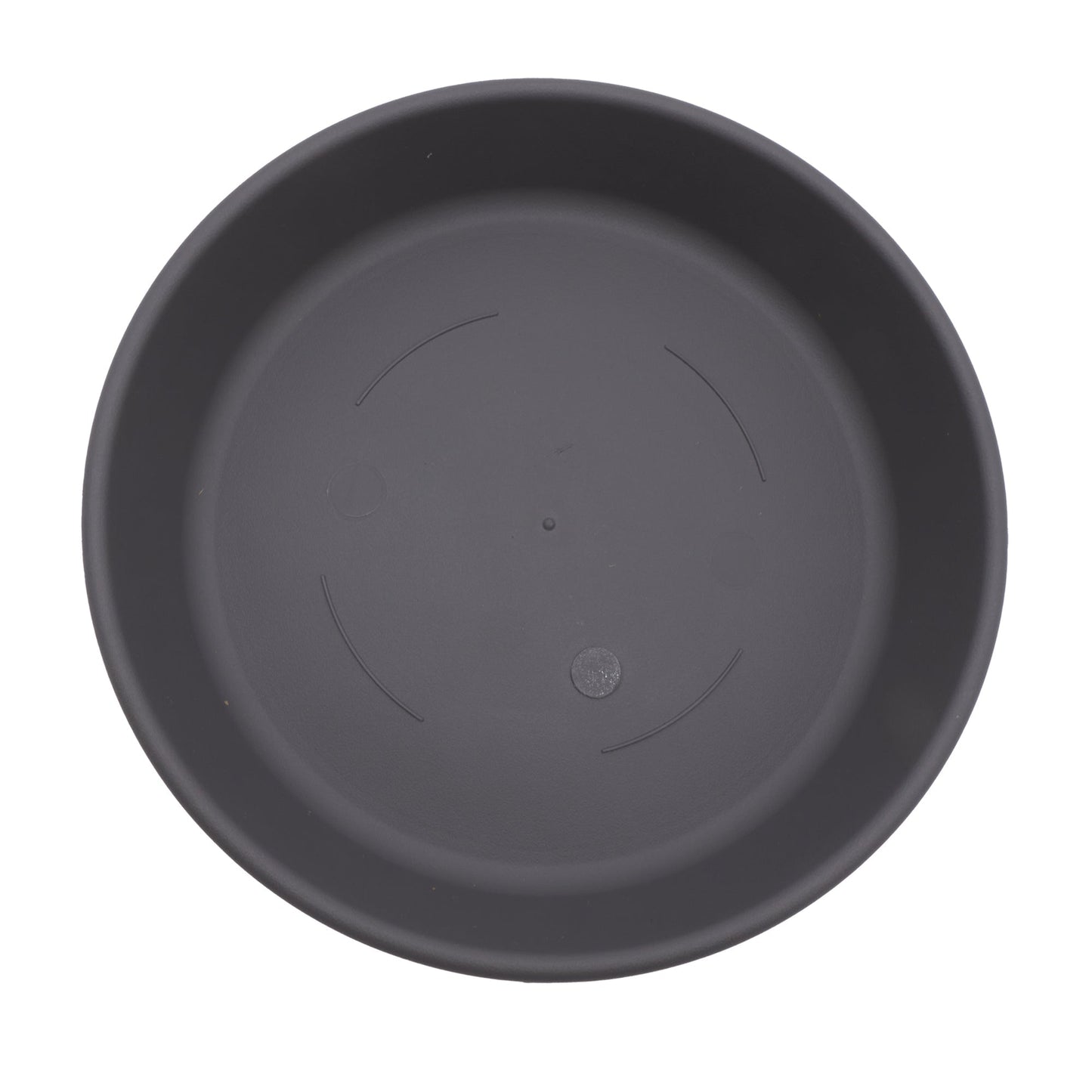The HC Companies Classic 14 Inch Round Plant Pot Saucer Drip Tray, Warm Grey