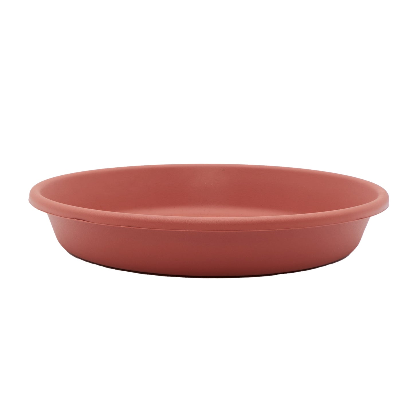 The HC Companies Classic 14 Inch Round Plastic Plant Pot Saucer Drip Tray, Clay