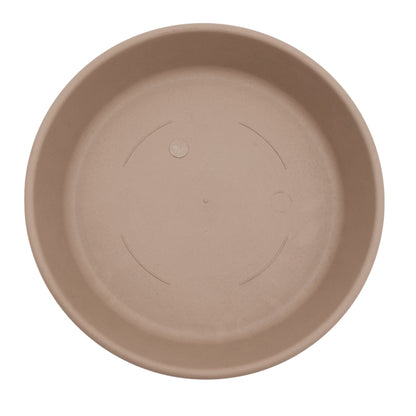 The HC Companies Classic 16 Inch Round Plant Pot Saucer Drip Tray, Sandstone