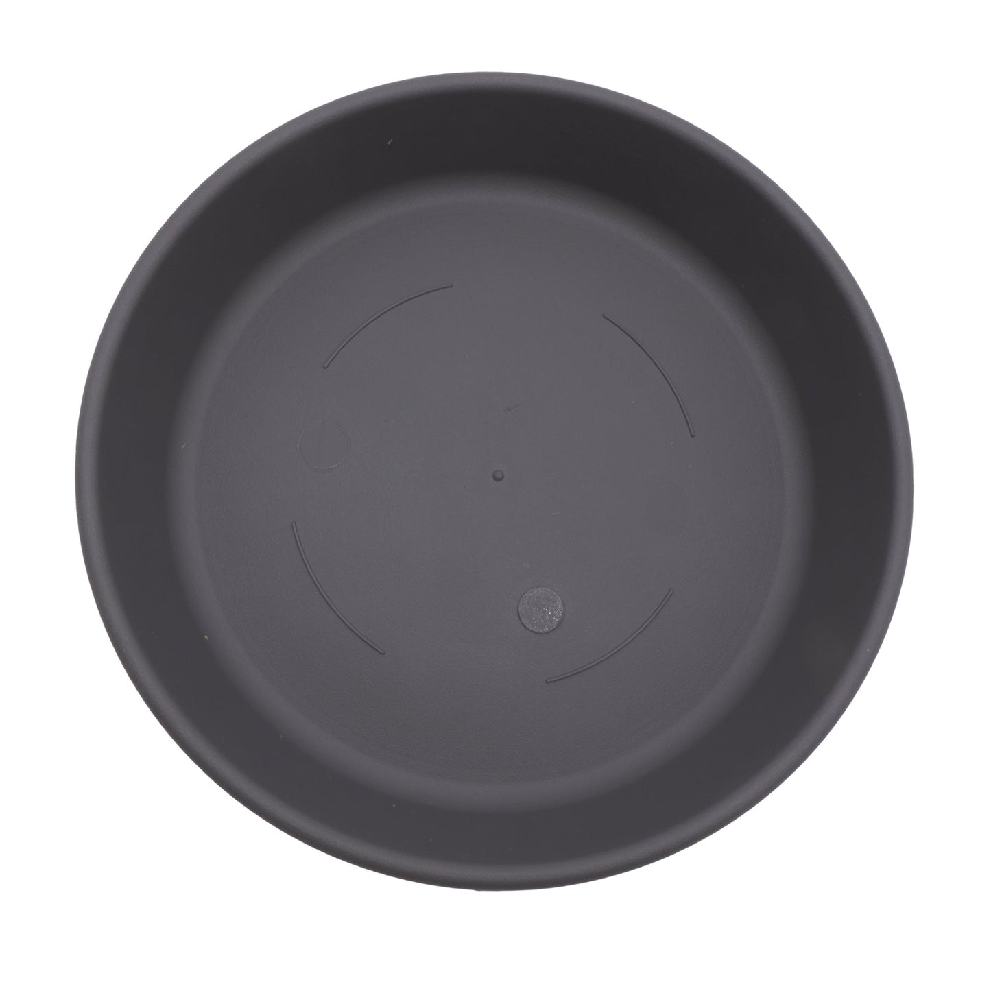The HC Companies Classic 16 Inch Round Plant Pot Saucer Drip Tray, Warm Grey