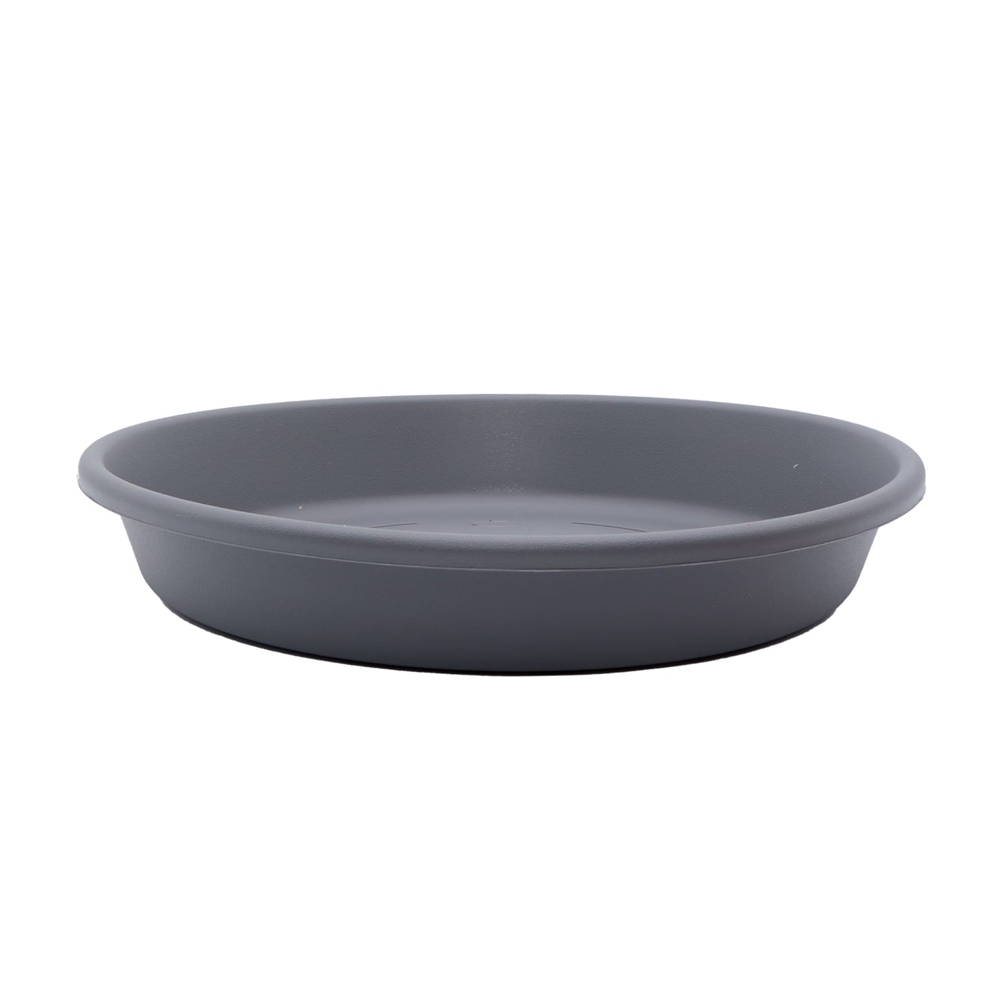 The HC Companies Classic 16 Inch Round Plant Pot Saucer Drip Tray, Warm Grey