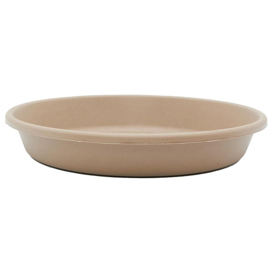 The HC Companies Classic 17.5 Inch Round Plant Pot Saucer Drip Tray, Sandstone