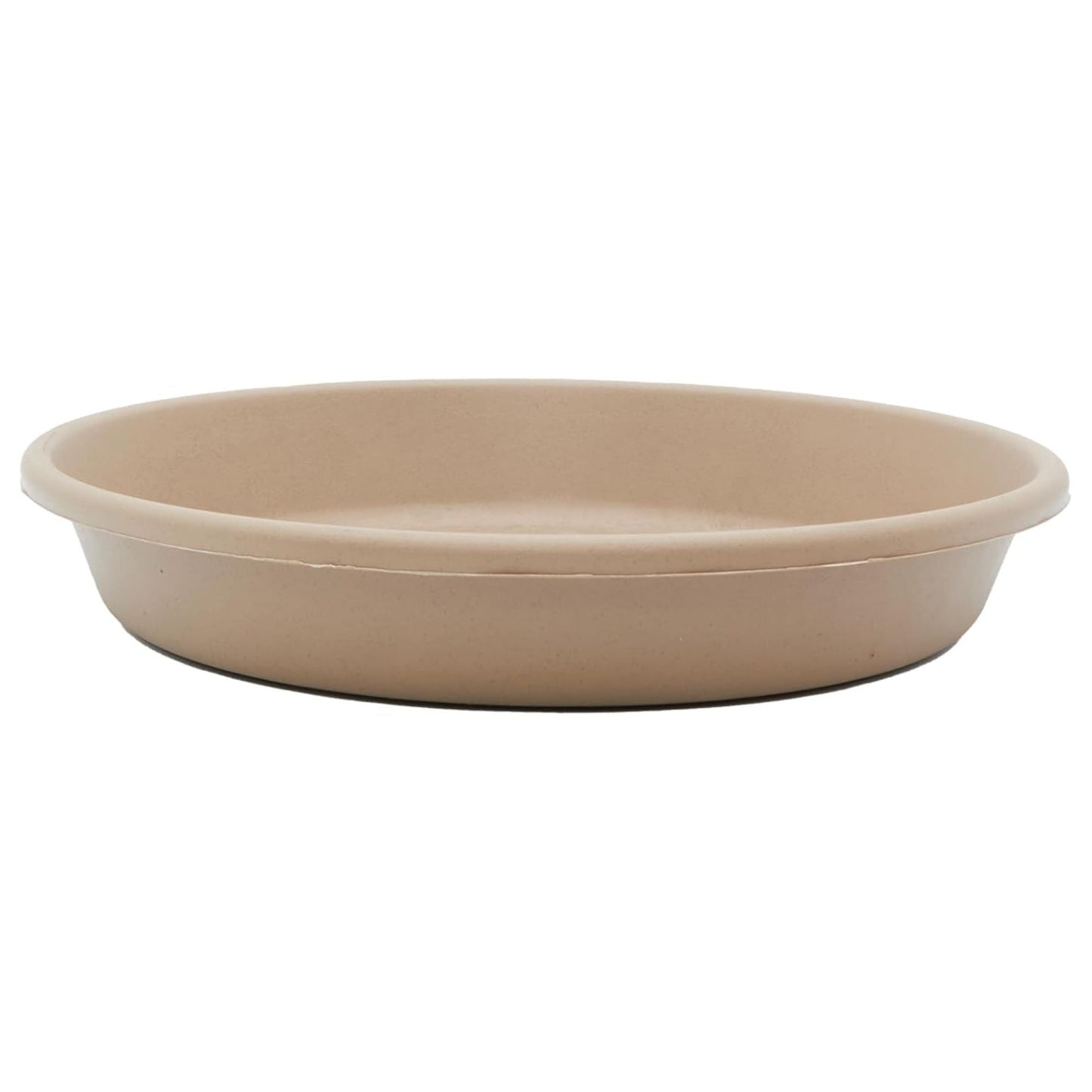 The HC Companies Classic 17.5 Inch Round Plant Pot Saucer Drip Tray, Sandstone