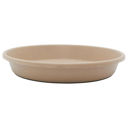 The HC Companies Classic 17.5 Inch Round Plant Pot Saucer Drip Tray, Sandstone