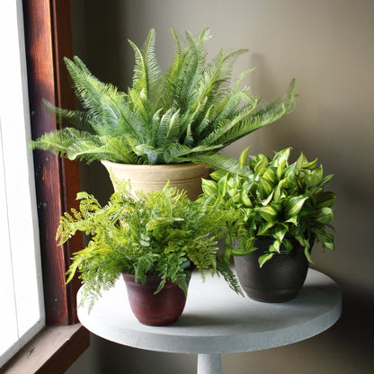 The HC Companies Sierra Self-Watering Pot with Internal Disk, 16", Arizona Sand