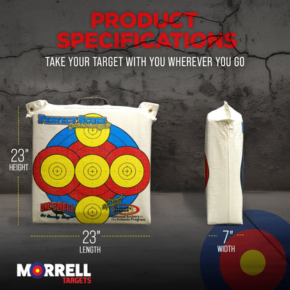 Morrell Perfect Score Youth Archery Target, Outdoor Field Point Practice Bag