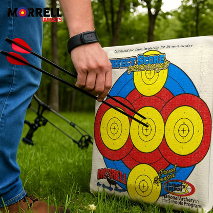 Morrell Perfect Score Youth Archery Target, Outdoor Field Point Practice Bag