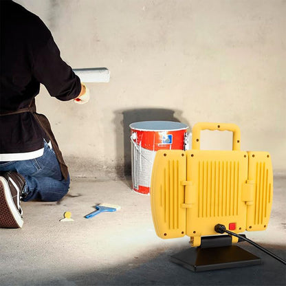 BRIGHTLIVING LED Tripod Work Light, Rechargeable Light Foldable Base, 7500 Lumen