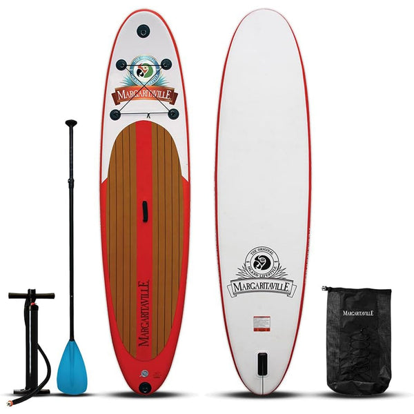 Margaritaville 10.5' Inflatable Stand Up Paddleboard Set, SUP with Paddle & Pump