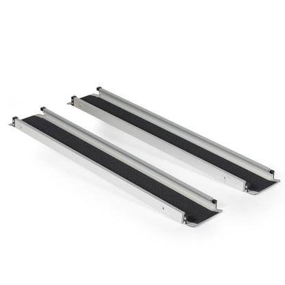 Titan Ramps 4' to 7' Telescoping Aluminum Wheelchair Ramp with 600 lb. Capacity - Find Fresh Goods