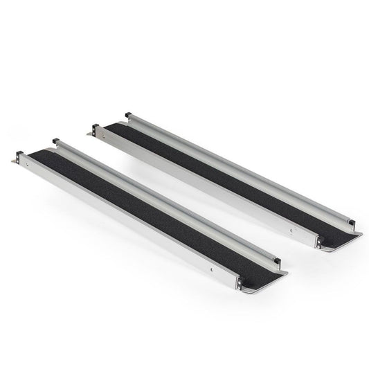 Titan Ramps 4' to 7' Telescoping Aluminum Wheelchair Ramp with 600 lb. Capacity - Find Fresh Goods