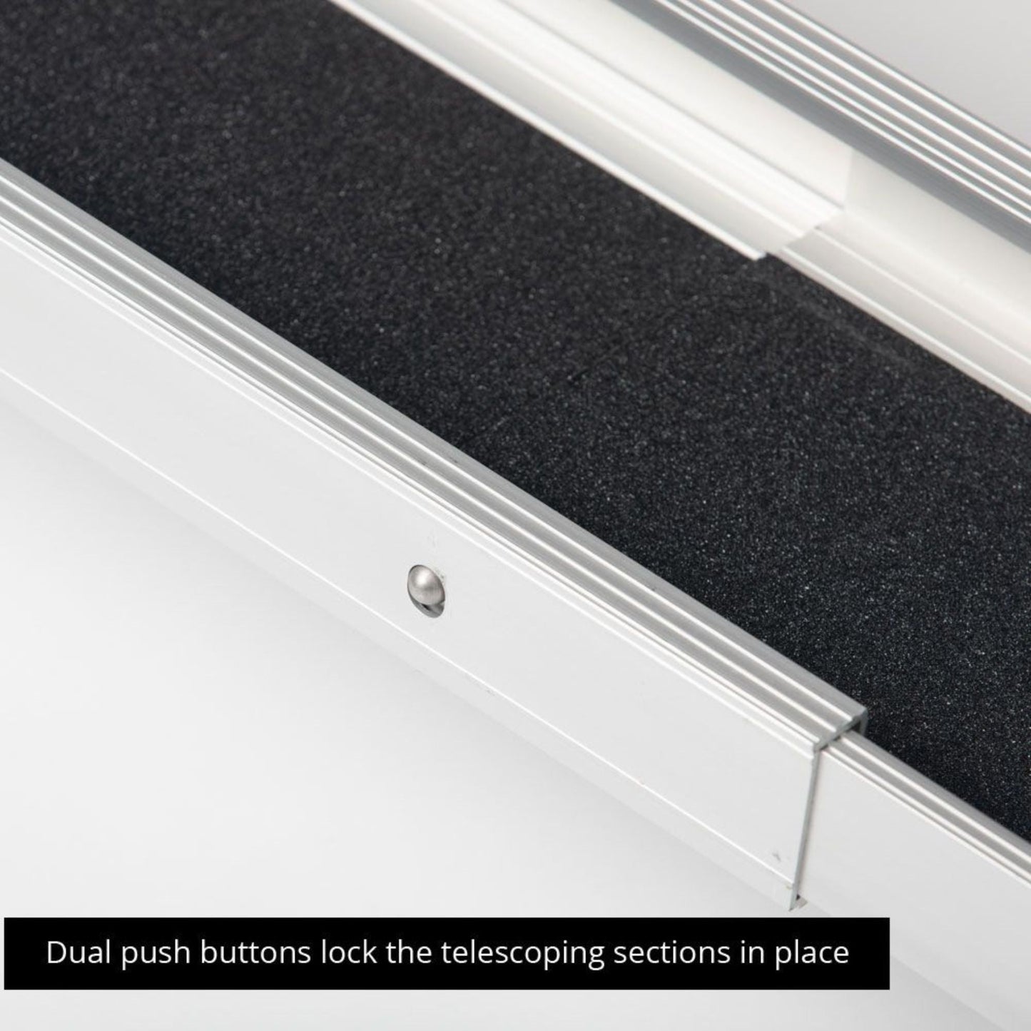 Titan Ramps 4' to 7' Telescoping Aluminum Wheelchair Ramp with 600 lb. Capacity - Find Fresh Goods