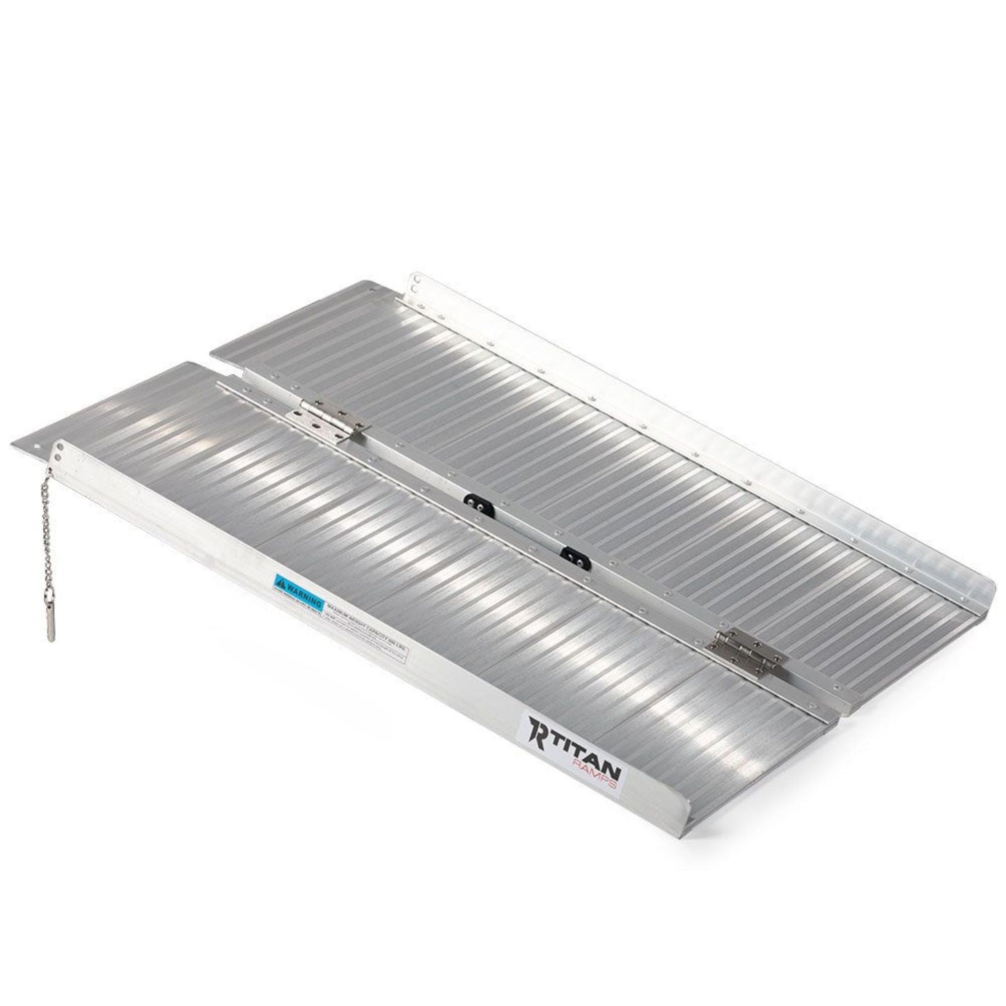 Titan Ramps 3 Foot Single-Fold Aluminum Wheelchair Ramp, 600 Pound Capacity - Find Fresh Goods