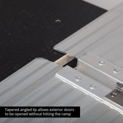 Titan Ramps 5 Foot Single-Fold Aluminum Wheelchair Ramp, 600 Pound Capacity - Find Fresh Goods