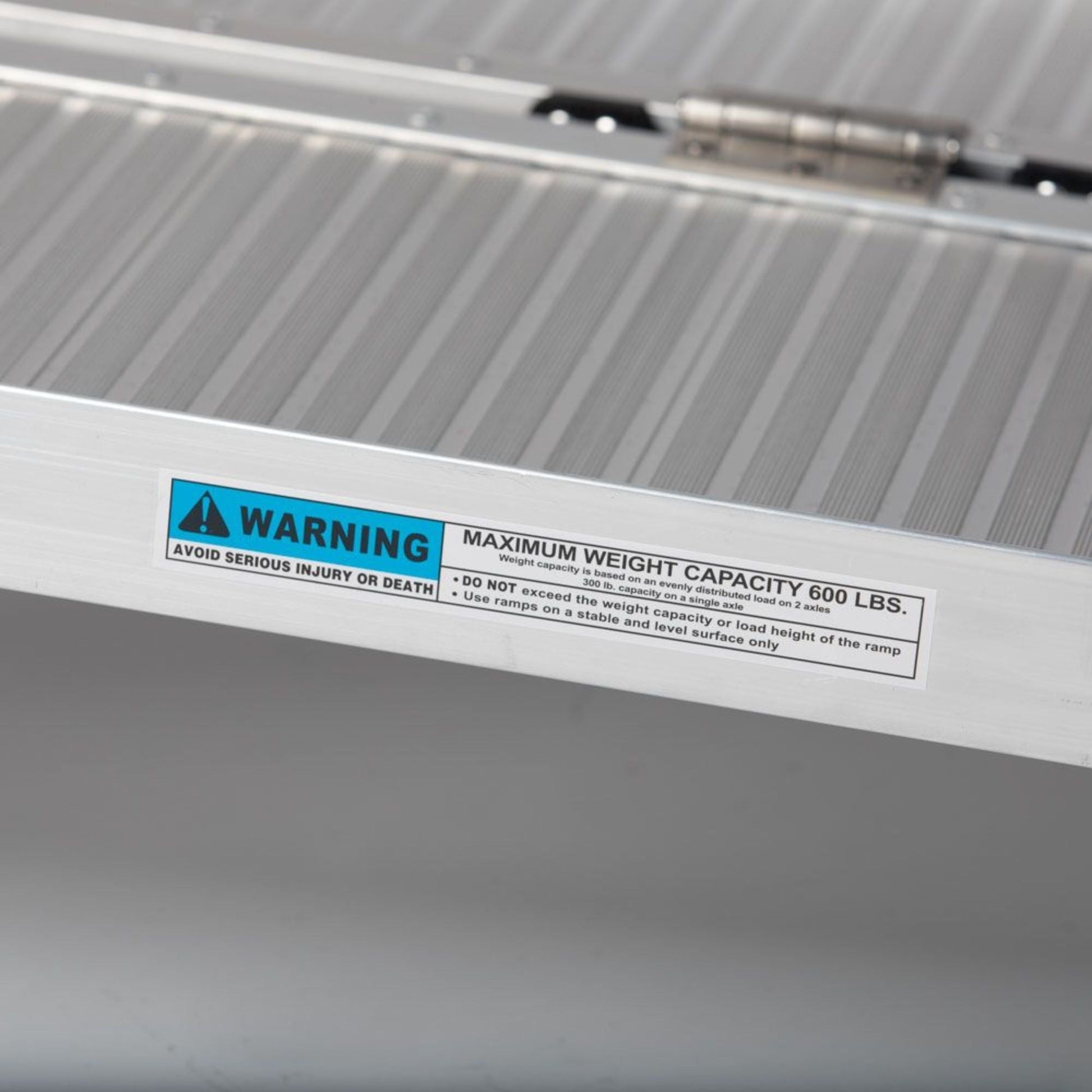 Titan Ramps 5 Foot Single-Fold Aluminum Wheelchair Ramp, 600 Pound Capacity - Find Fresh Goods